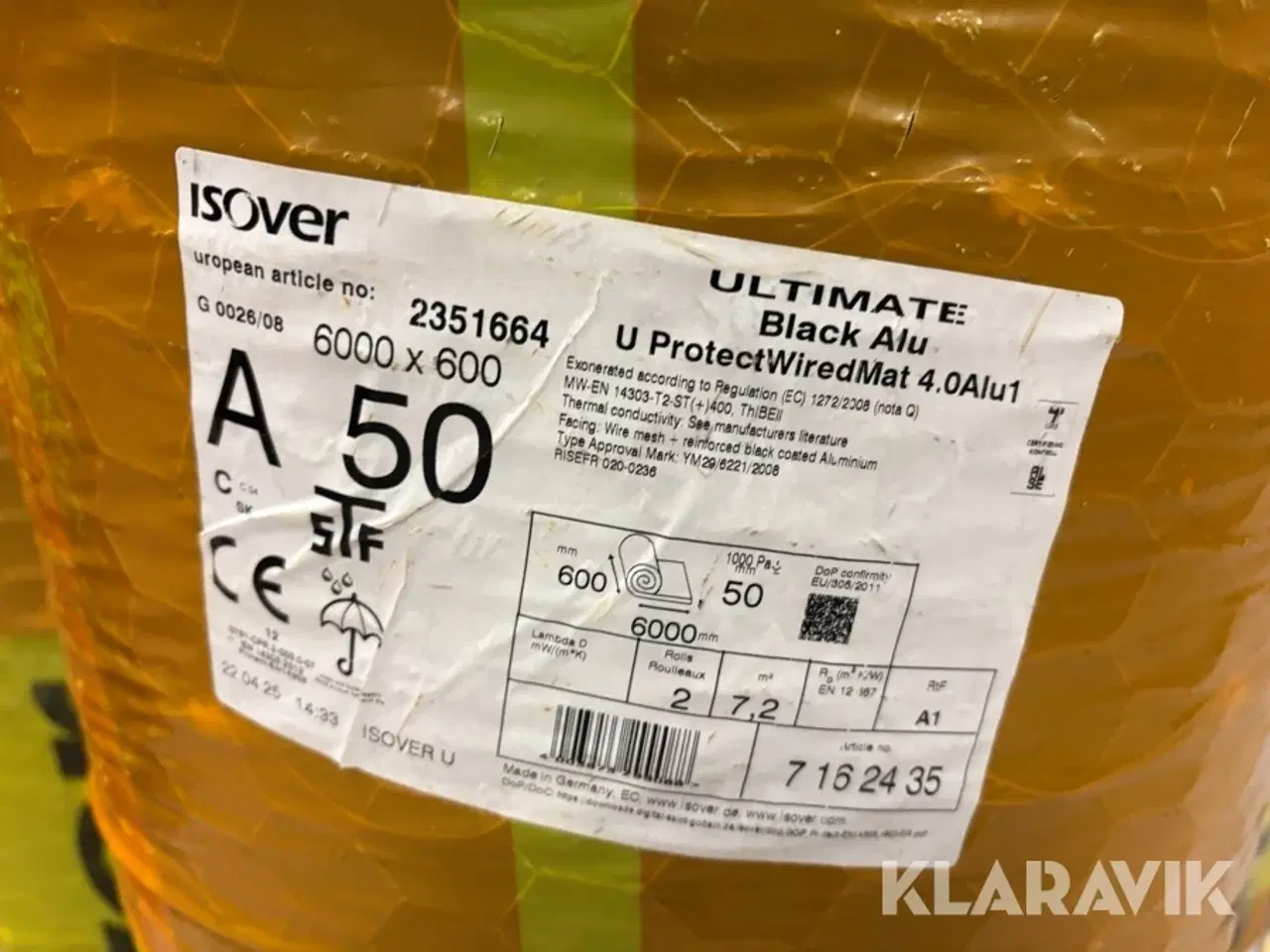 Billede 4 - Brandisolering Isover 20 styk