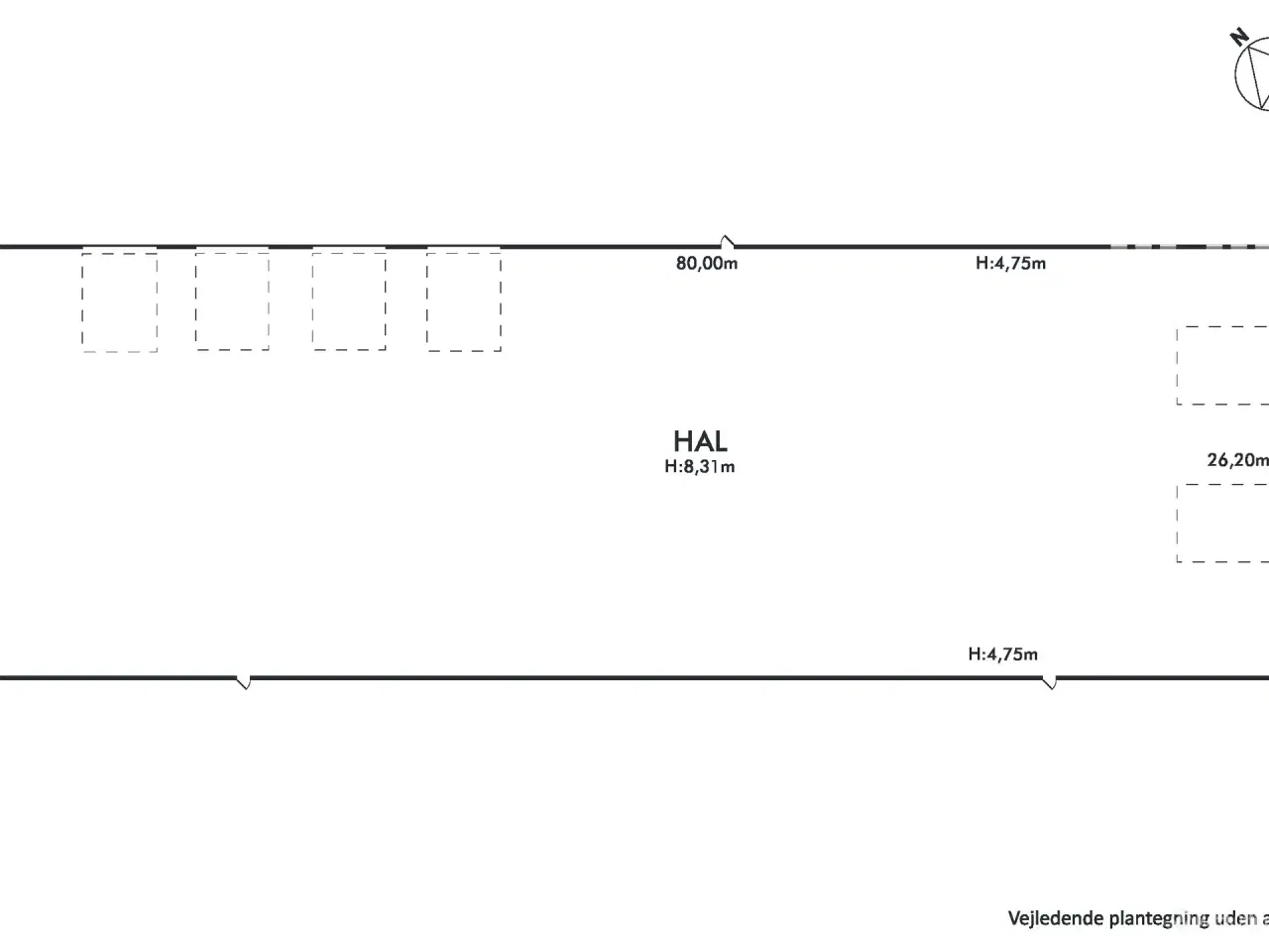 Billede 24 - 2.080 m2 logistiklejemål med 6 porte og en loftshøjde på 8 m. beliggende i Hvidovre.