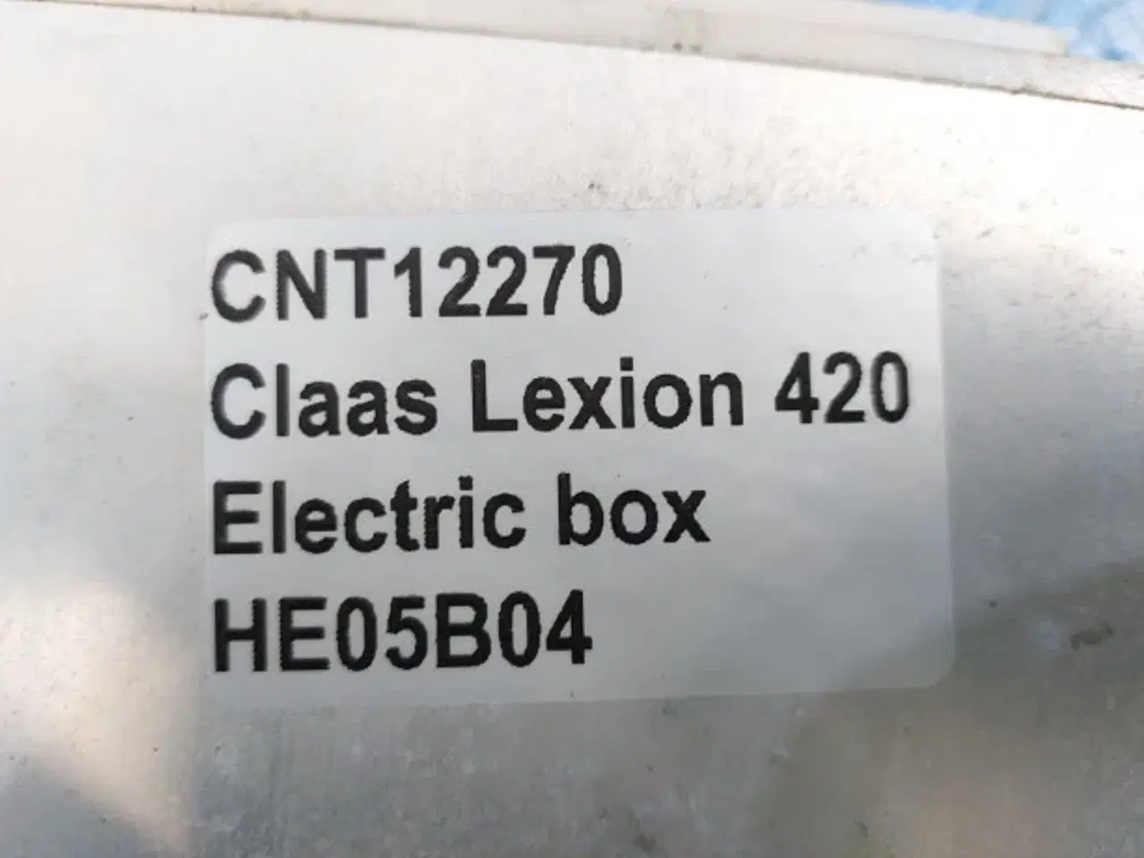 Billede 10 - Lexion 420 Elektronik boks 0000133644