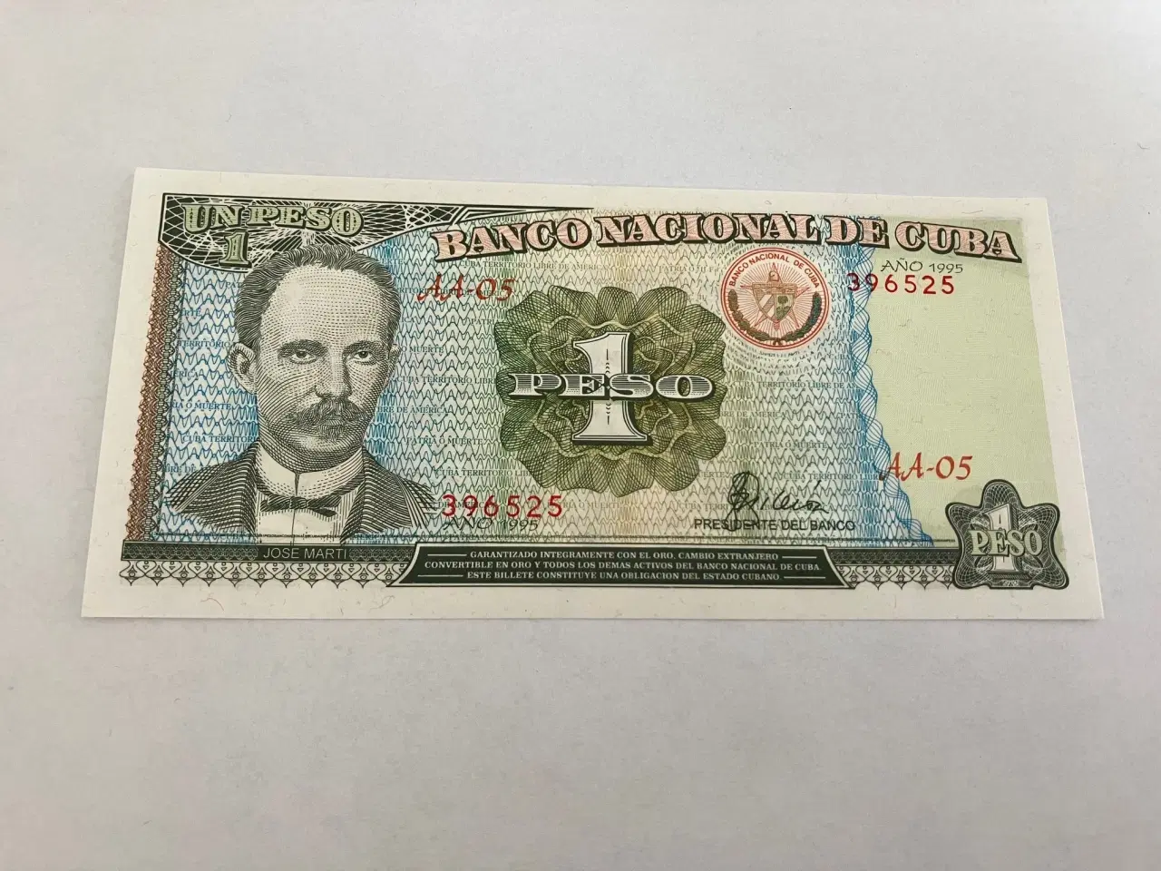 Billede 1 - 1 Peso Cuba 1995
