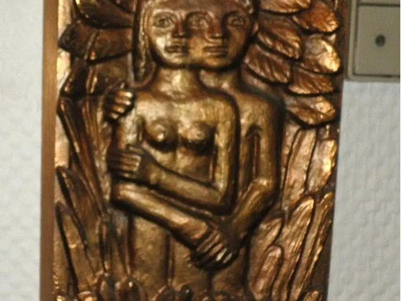 Billede 1 - Relief i patineret bronze af Hans Olsen