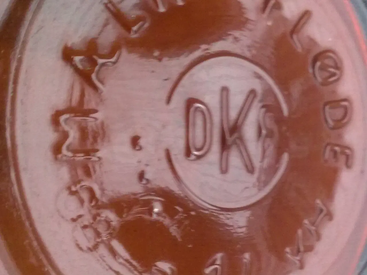 Billede 2 - DKF brun BY flaskesæt 3 fløde- og mælkeflasker