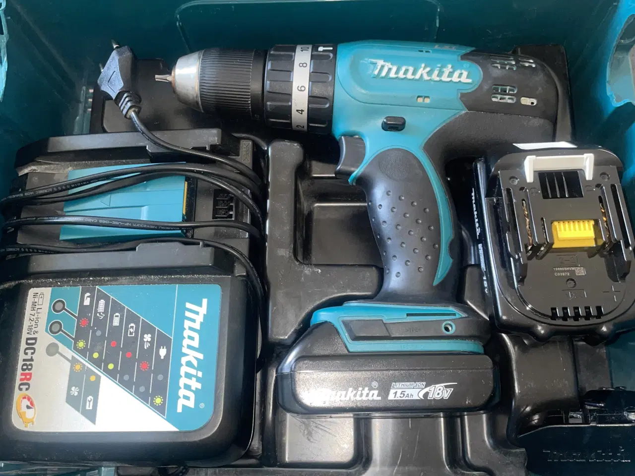 Billede 2 - Makita boremaskine 18v batterier