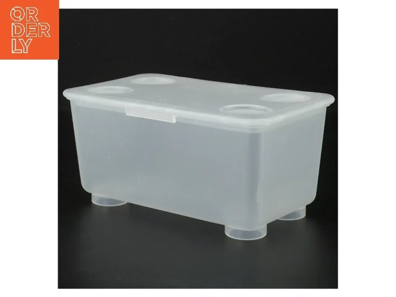 Billede 1 - Plastikkasse med låg fra IKEA (str. 17x11x8 cm)