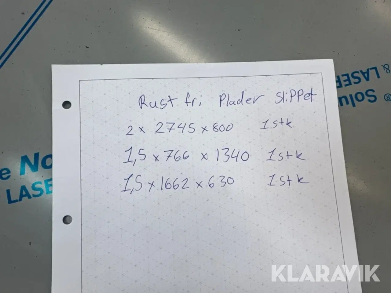 Billede 5 - Assorterede rustfrie plader - 10 paller