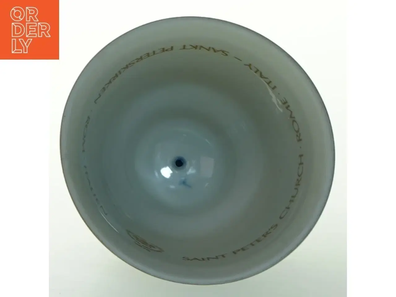 Billede 3 - Dekorativ keramisk klokke fra Copenhagen Porcelain (str. Ø, 10 cm x 13 cm)