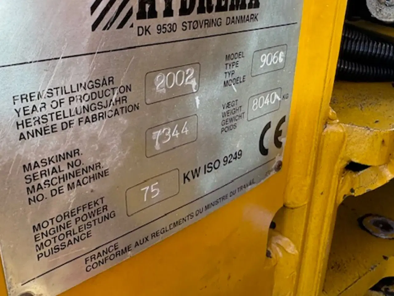 Billede 3 - Hydrema 906 C ESD, HYDRAUKLISK SKIFT FOR OG BAG