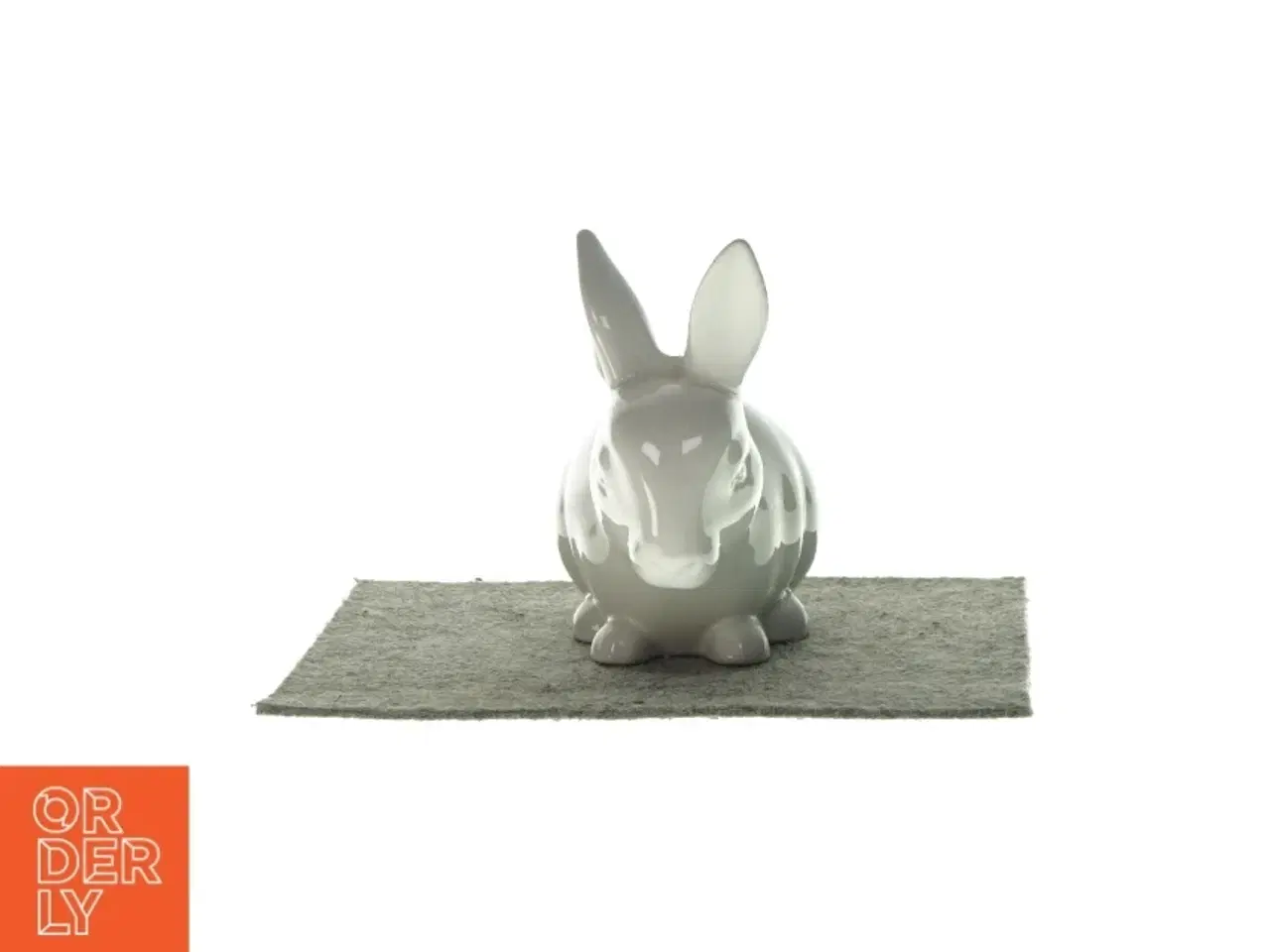 Billede 2 - Kanin-sparegris i porcelæn (str. LBH:17x7,5x15cm)