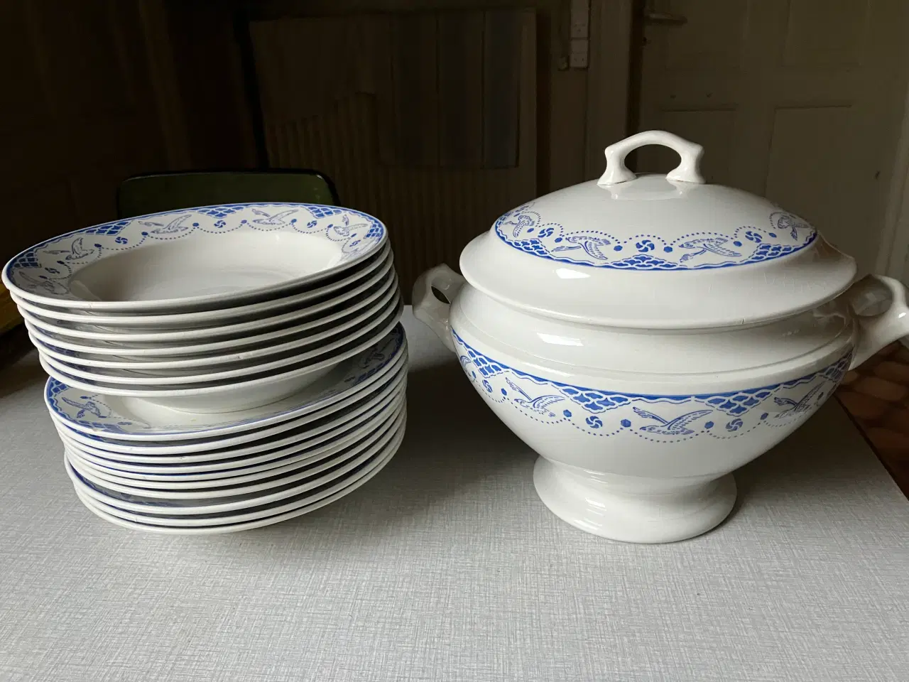 Billede 3 - Porcelæn Elsterwerda. Spisestel, Dec: 1816