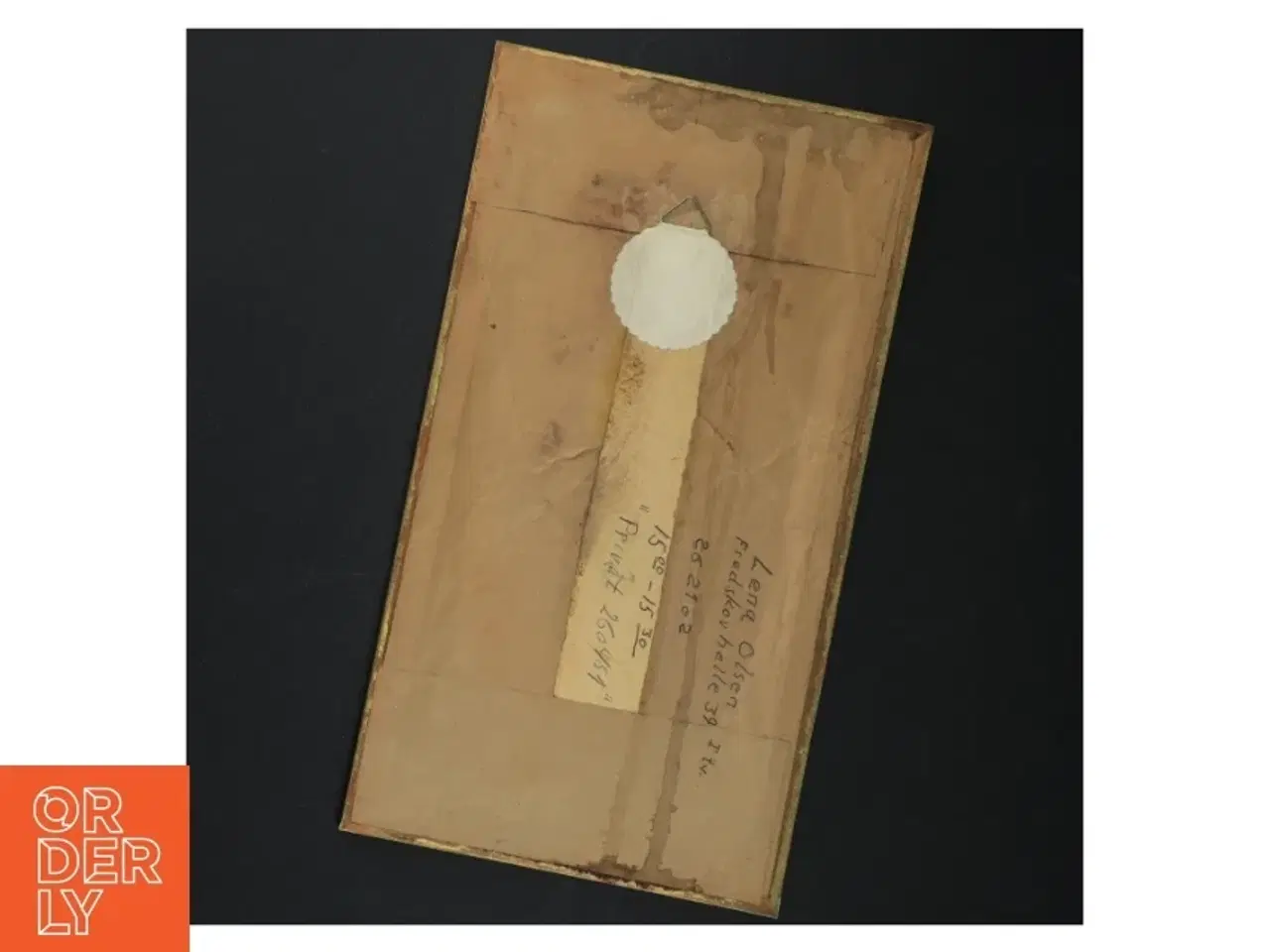 Billede 4 - Antik billede af dreng med rød kasket &#39;Pfiffikus&#39; (str. 29 x 16 cm)