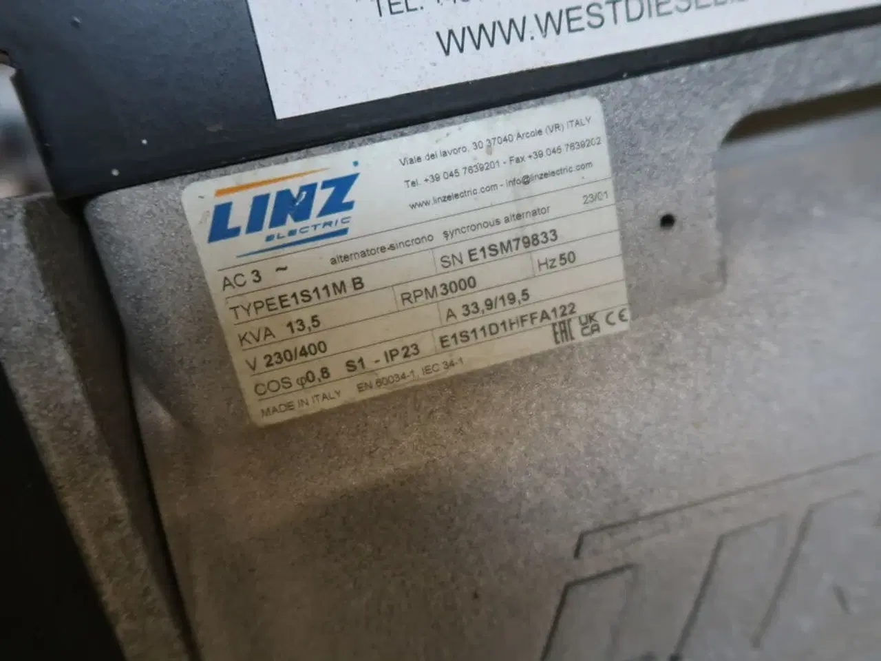 Billede 5 - Generator FOGO FV 15000 TE