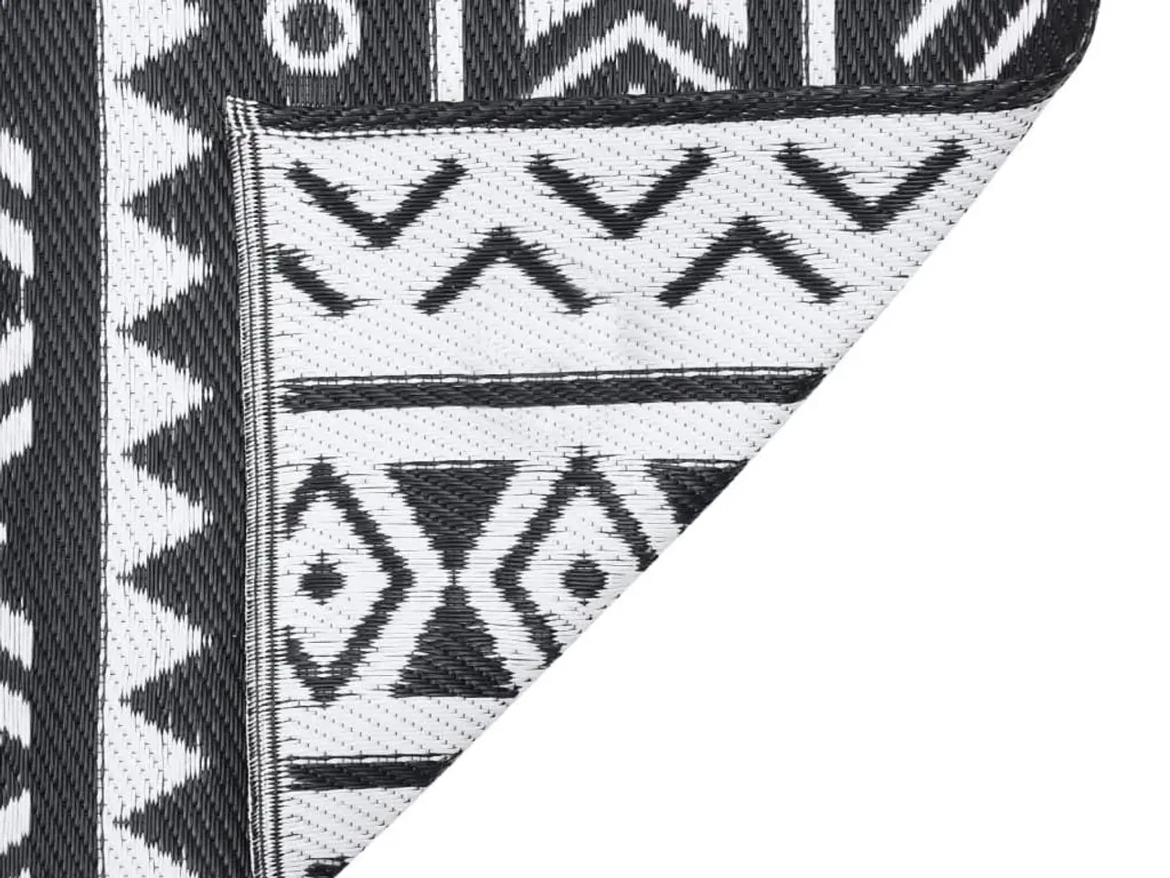 Billede 4 - Udendørs gulvtæppe ARAKIL 140x200 cm PP sort