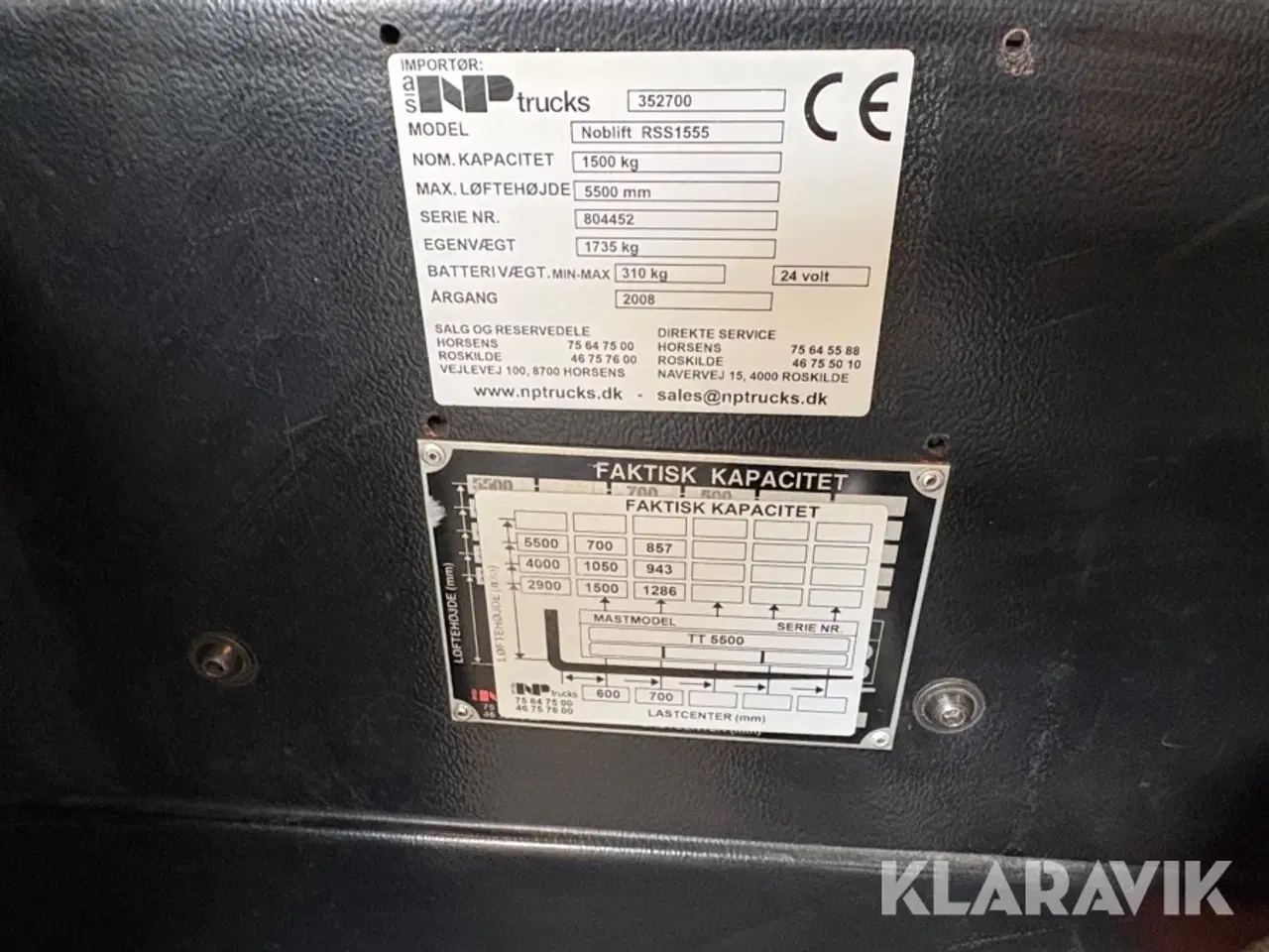 Billede 8 - Sitin El-stabler Noblift RSS 1555 incl. Lader