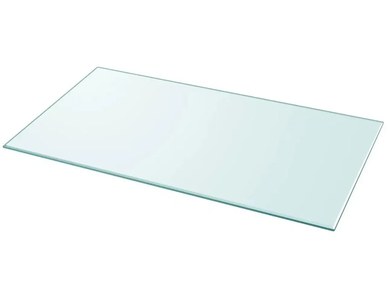 Billede 1 - Bordplade hærdet glas rektangel 1200 x 650 mm