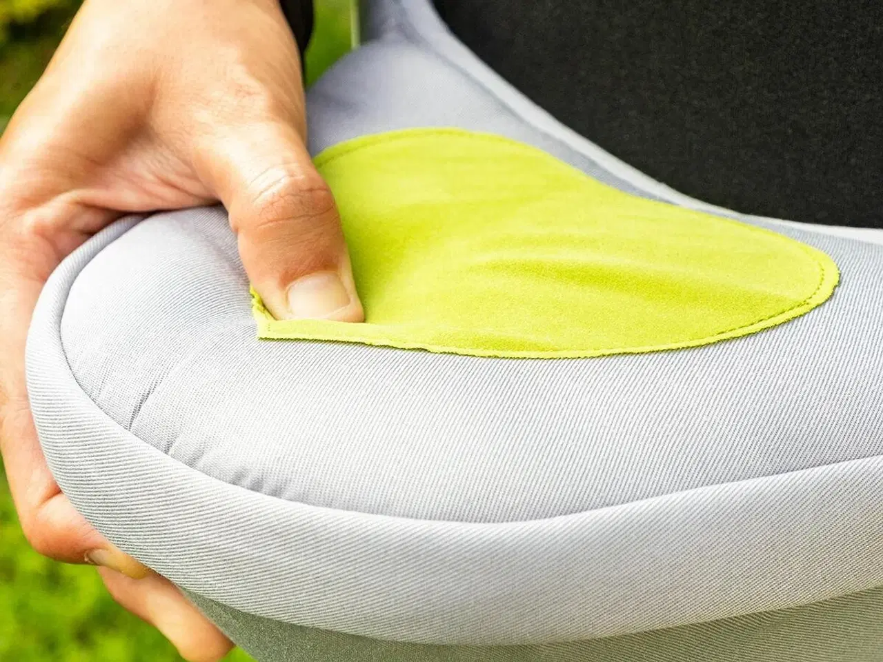 Billede 8 - Seccaby ergonomisk bæresele med hoftebælte og lommer - (grå/grøn)