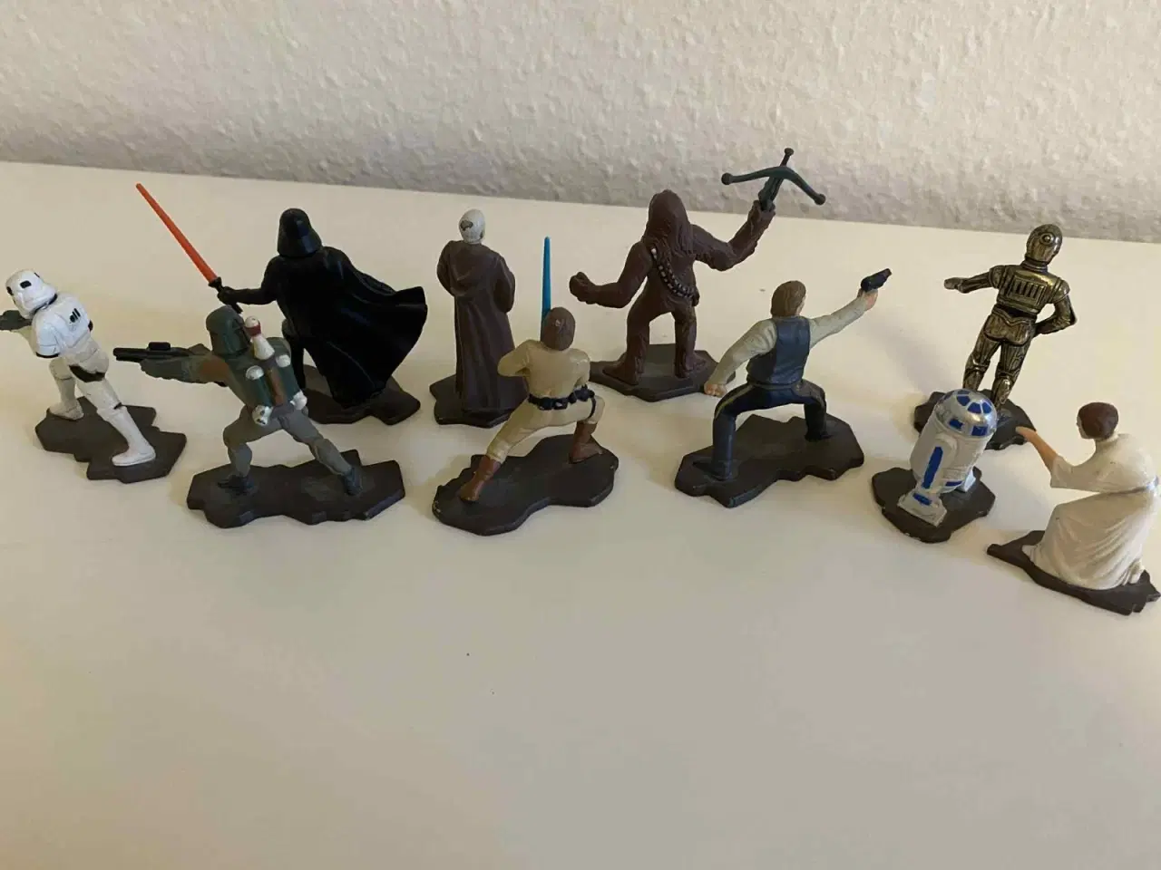 Billede 3 - Star Wars støbte metal samlerfigurer 1994 Lot