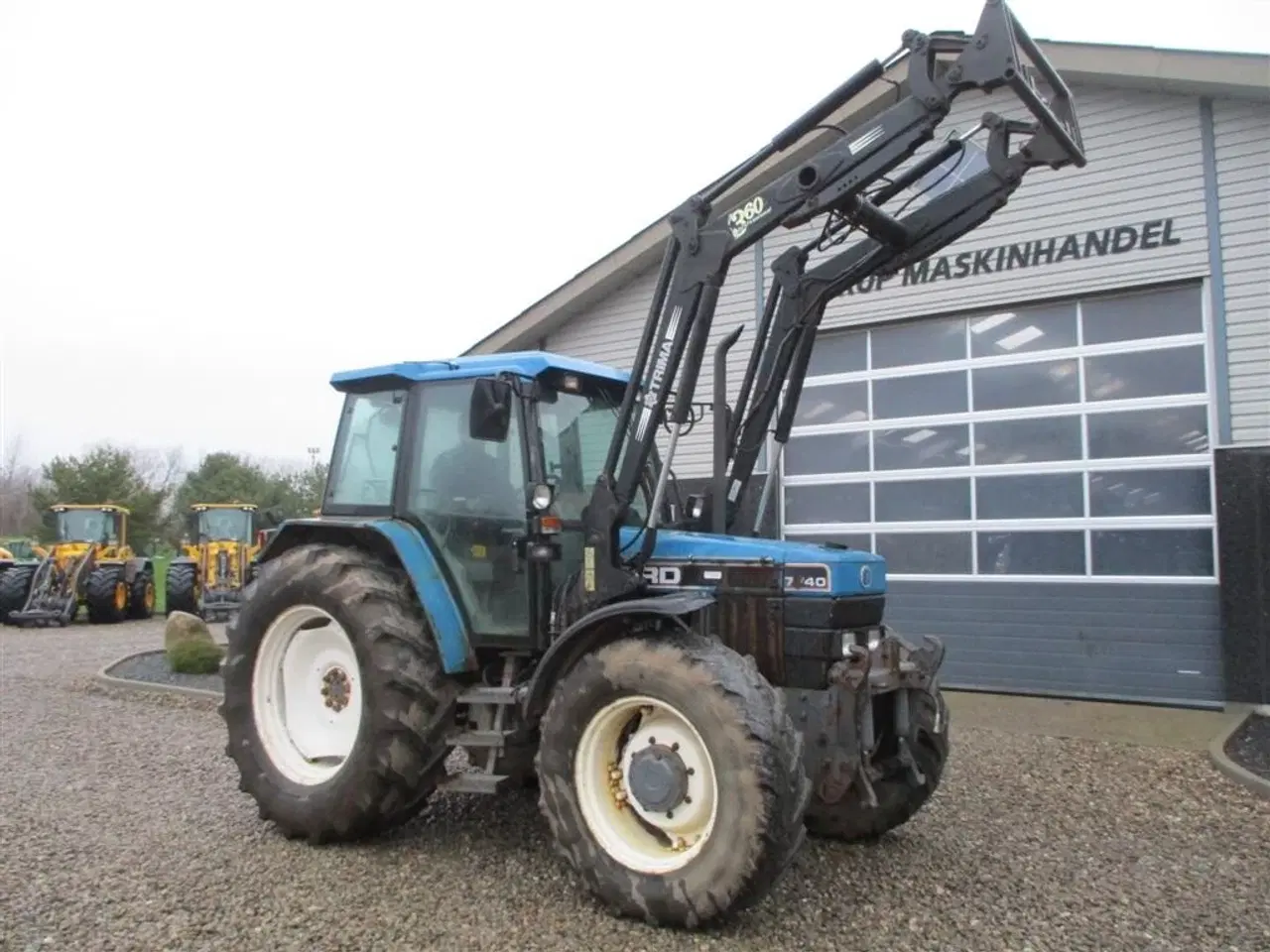 Billede 13 - New Holland 7740 SLE Turbo Med frontlæsser og frontlift.