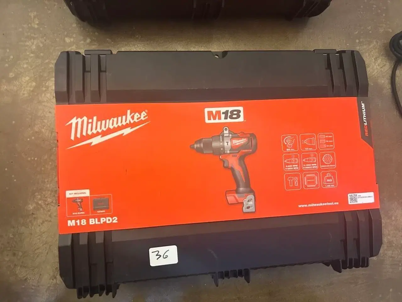 Billede 1 - MILWAUKEE skruemaskine M18BLPD3