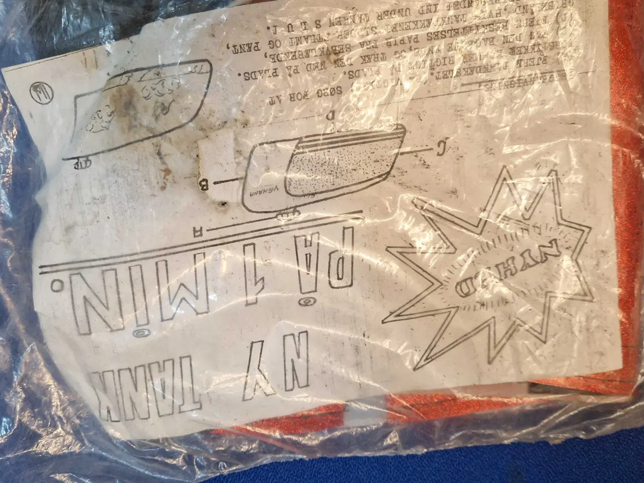 Billede 3 - Yamaha fs1 tank cover  NOS