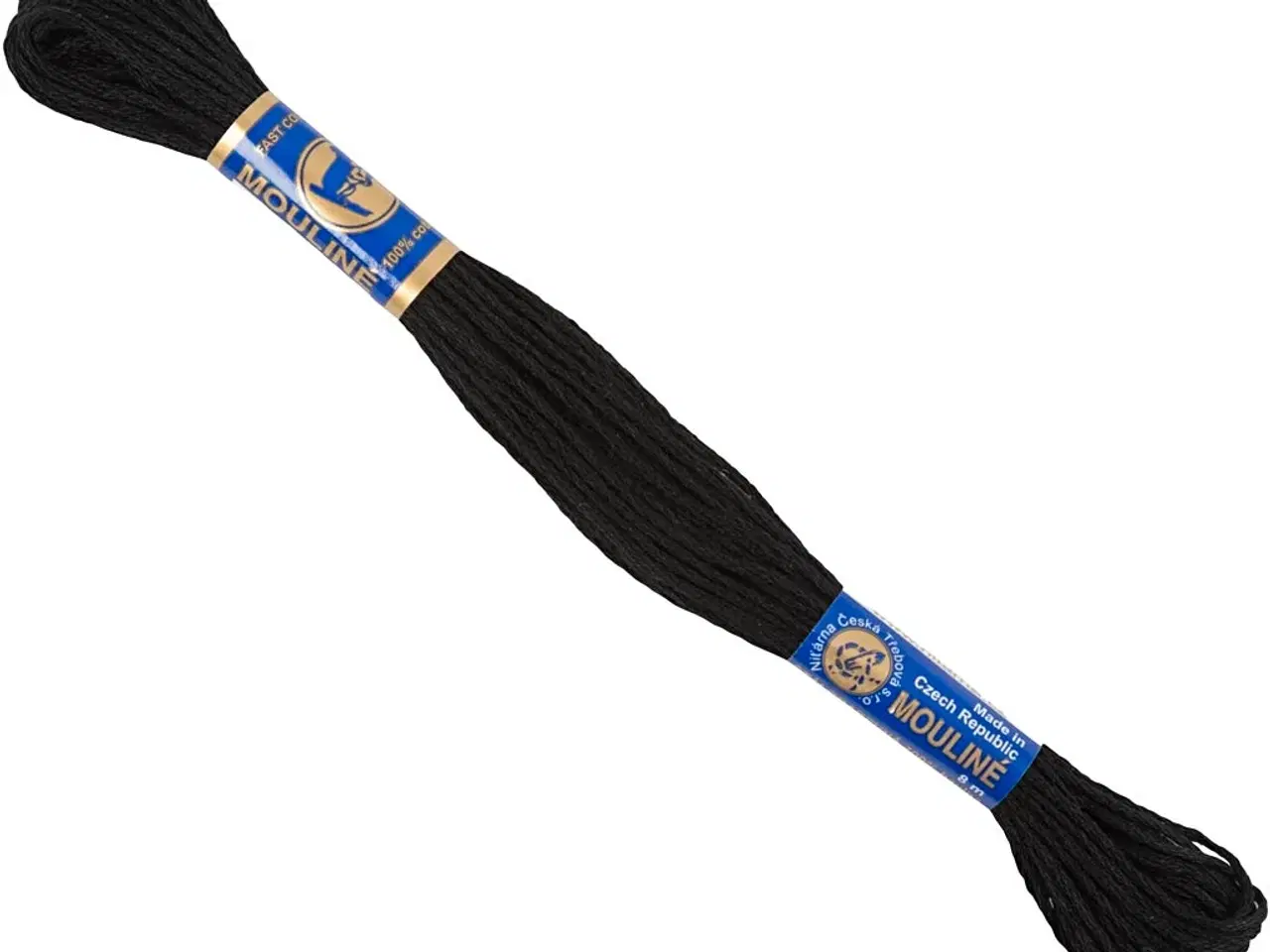 Billede 1 - Broderigarn, sort, 12x8 m/ 1 pk.