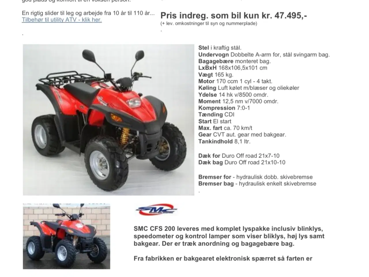 Billede 3 - Smc ATV 200