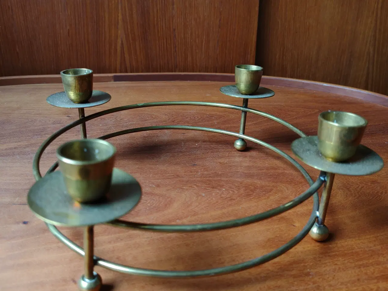Billede 1 - Fin messing adventsstage