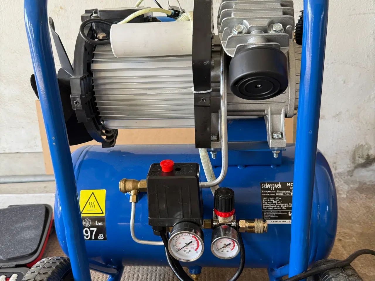 Billede 4 - Scheppach Kompressor 412l/min