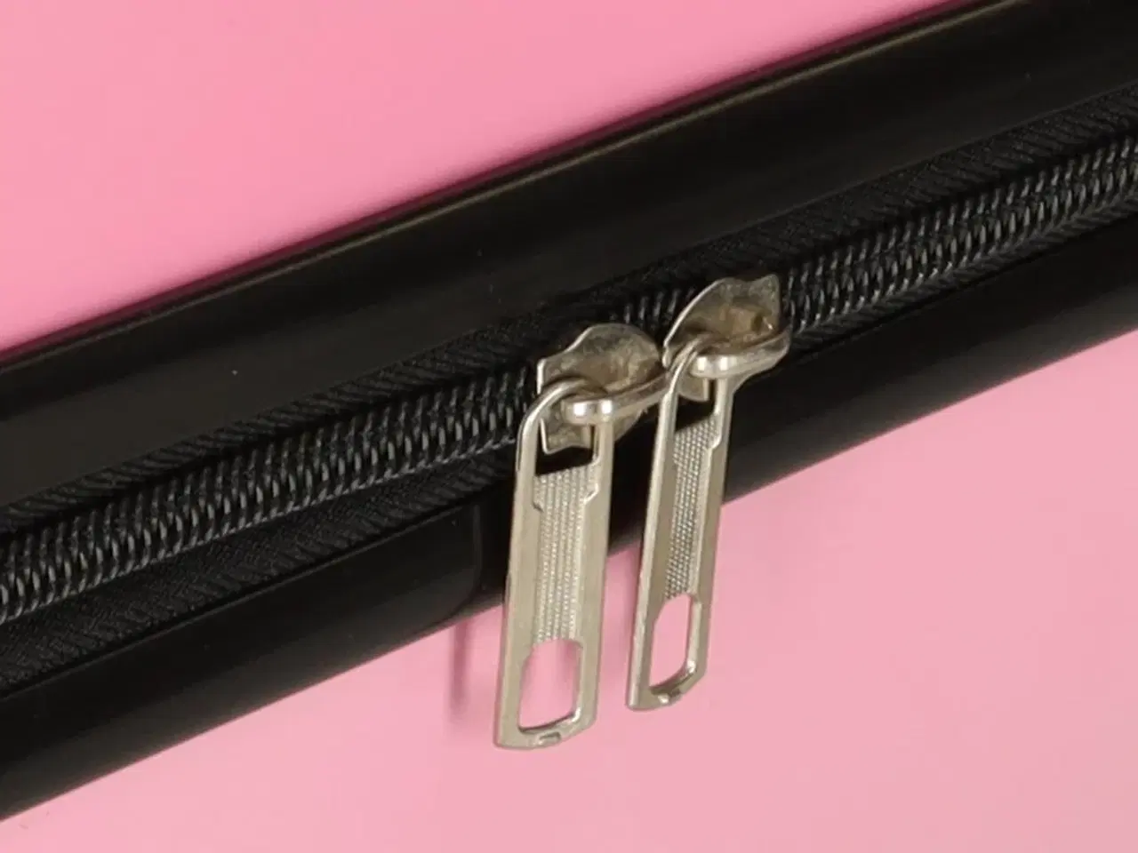 Billede 6 - Kuffert til børn på hjul – kat, pink