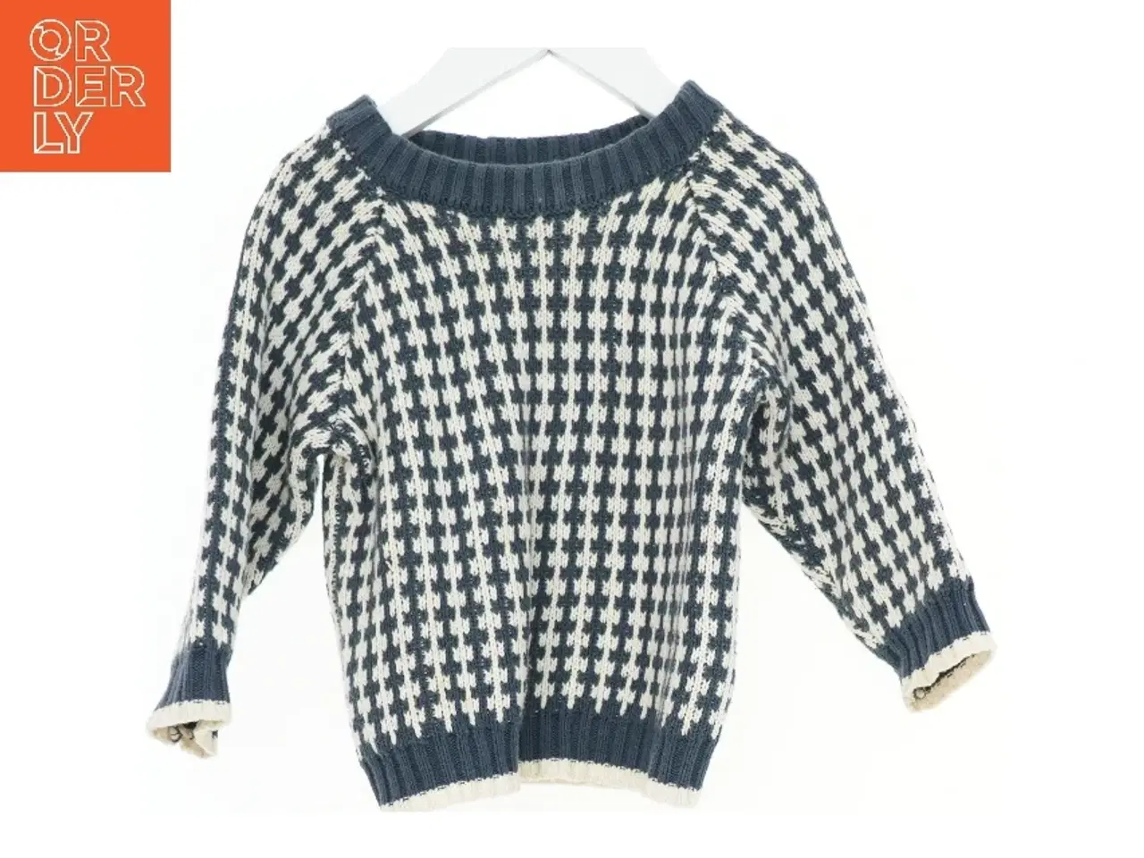 Billede 1 - Strikket sweatshirt med mønster fra Name It (str. 86)