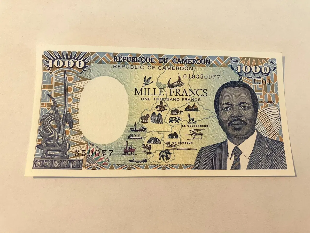 Billede 1 - 1000 Francs Cameroon