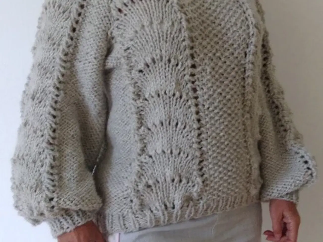 Billede 3 - Ganniinspireret sweater i højlandsuld og alpaca