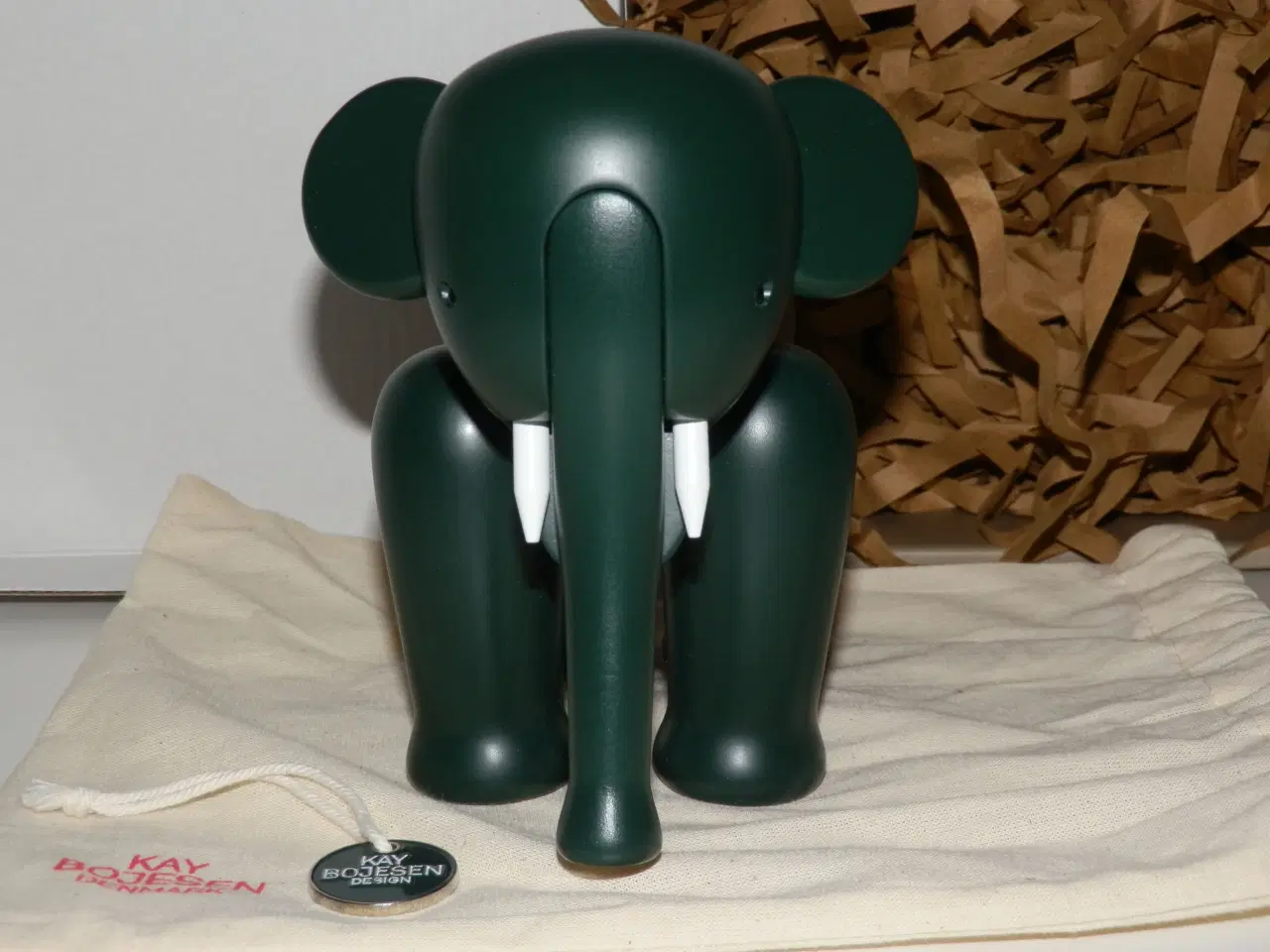 Billede 5 - Ny Kay Bojesen grøn Carlsberg elefant