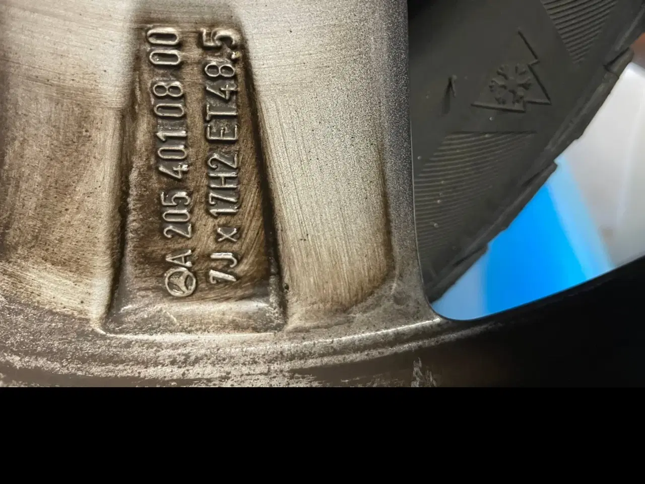 Billede 3 - Mercedes fælge med vinterdæk