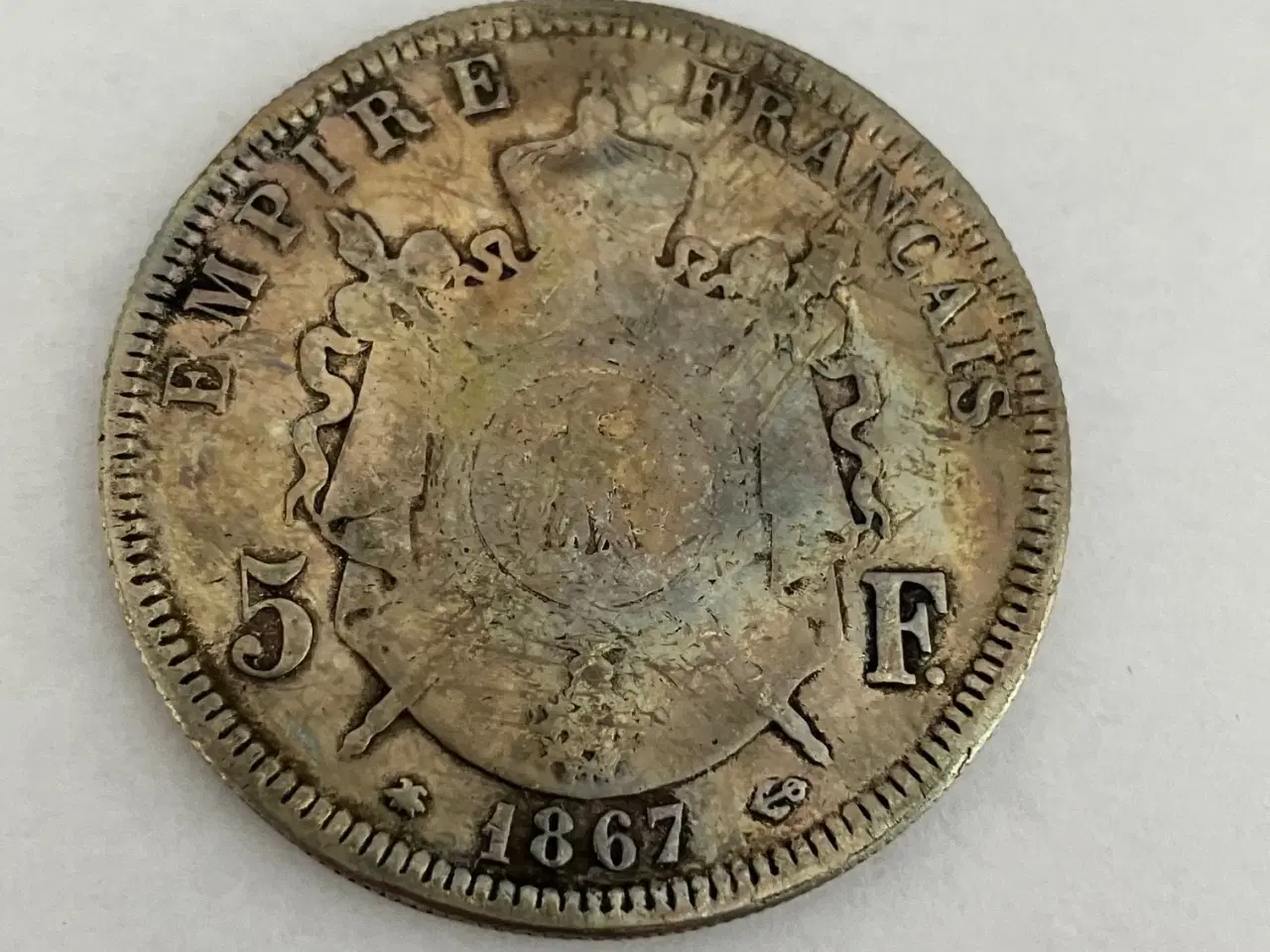 Billede 1 - 5 Francs 1867 France