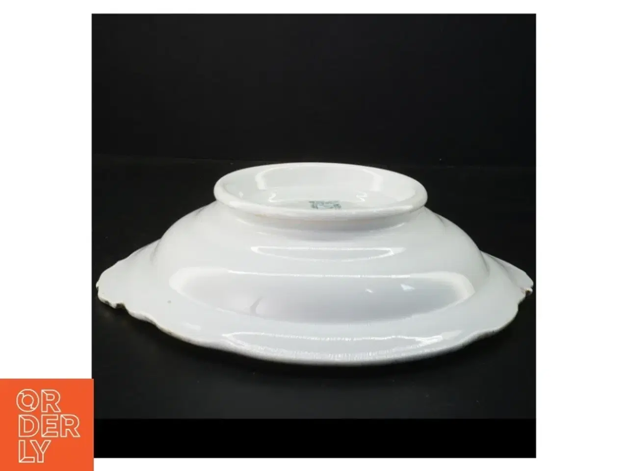Billede 4 - Hvid serveringsskål (str. 29 x 26,5 x 6 cm)