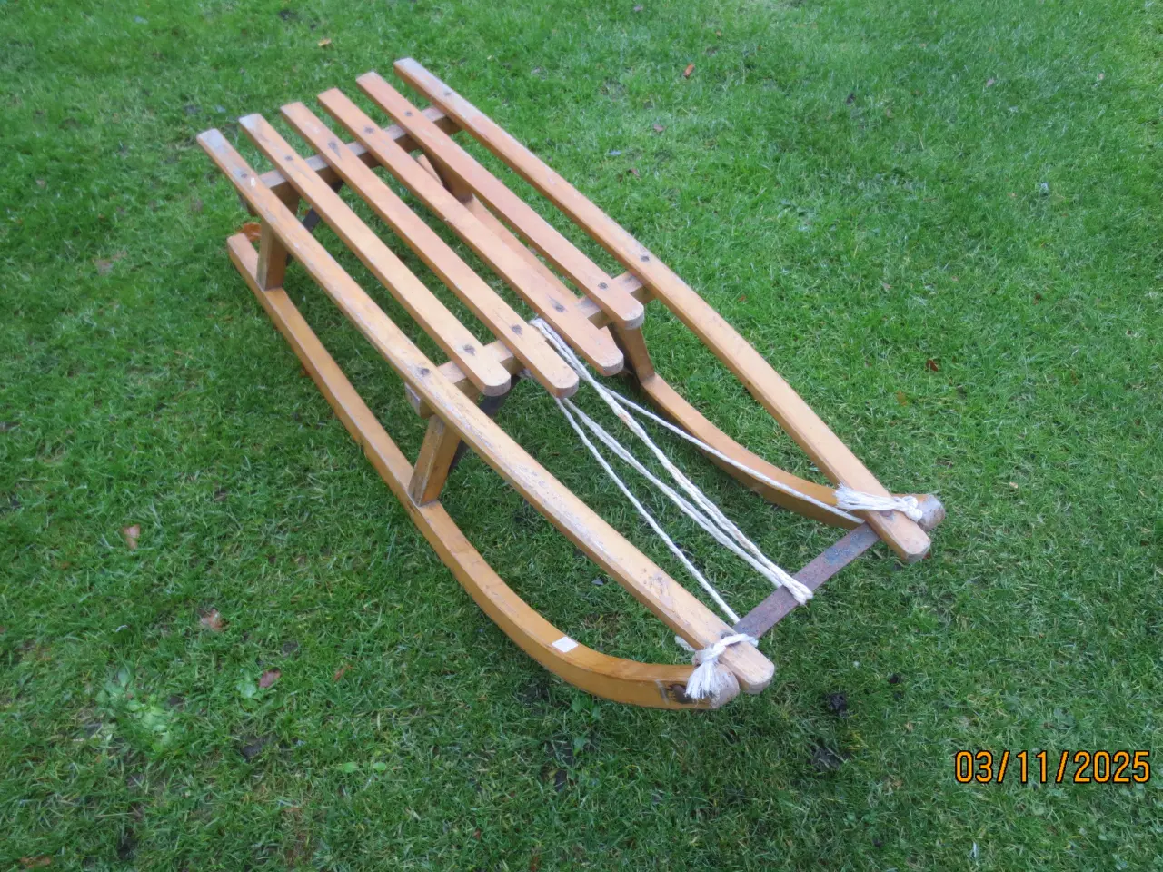 Billede 4 - 1 stkl Retro Kælk/Slæde i Træ