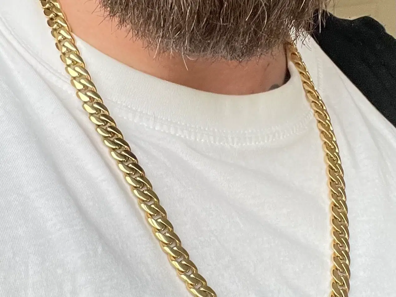 Billede 2 - Goldfilled panser kæde + armbånd