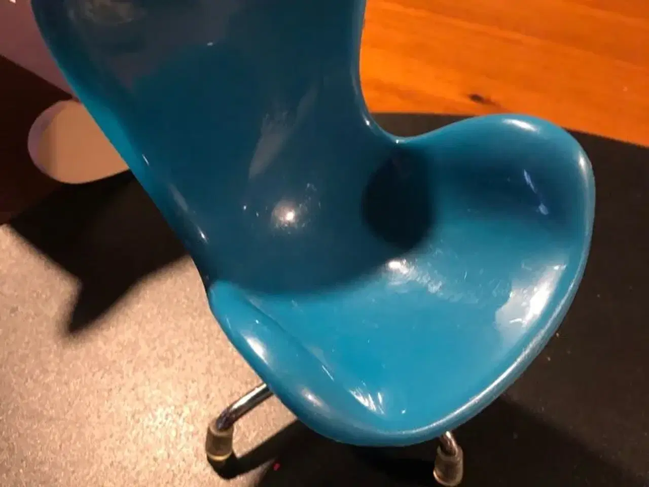 Billede 1 - Mini stol blå