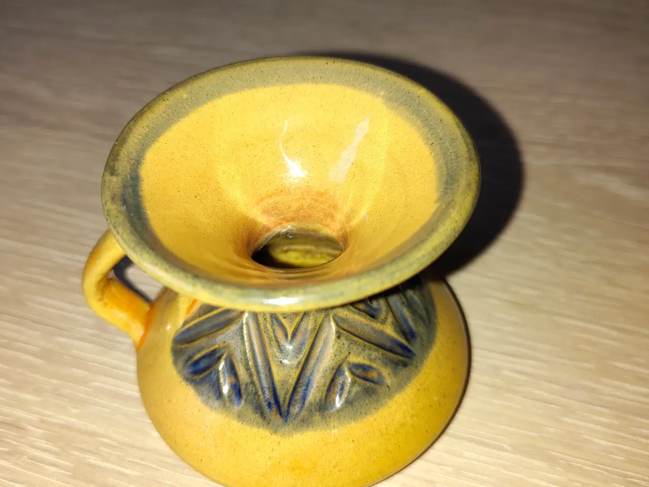 Billede 3 - Fin lille keramik lysestage