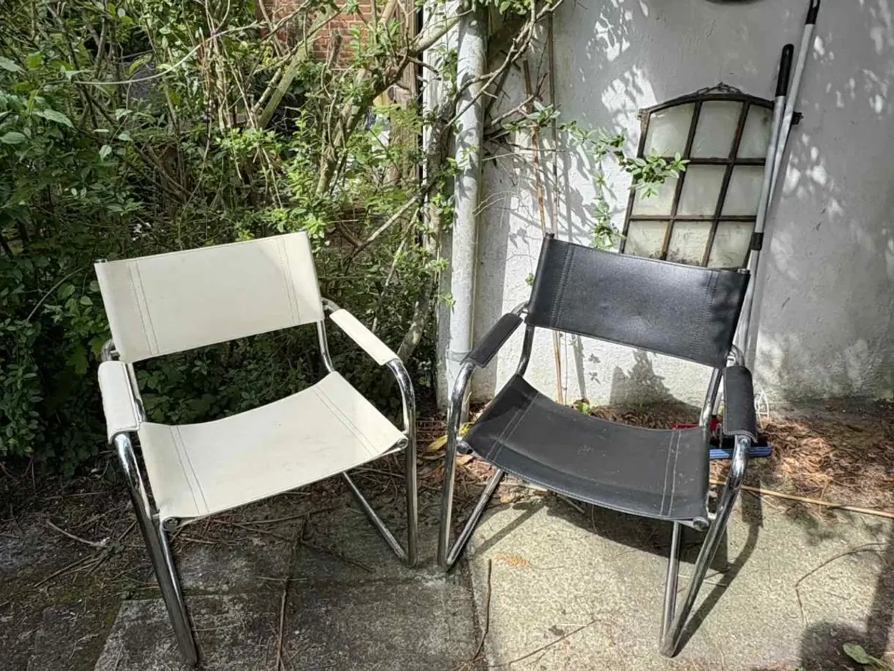 Billede 1 - 2 stk. Frisvinger-stole – retro design med patina