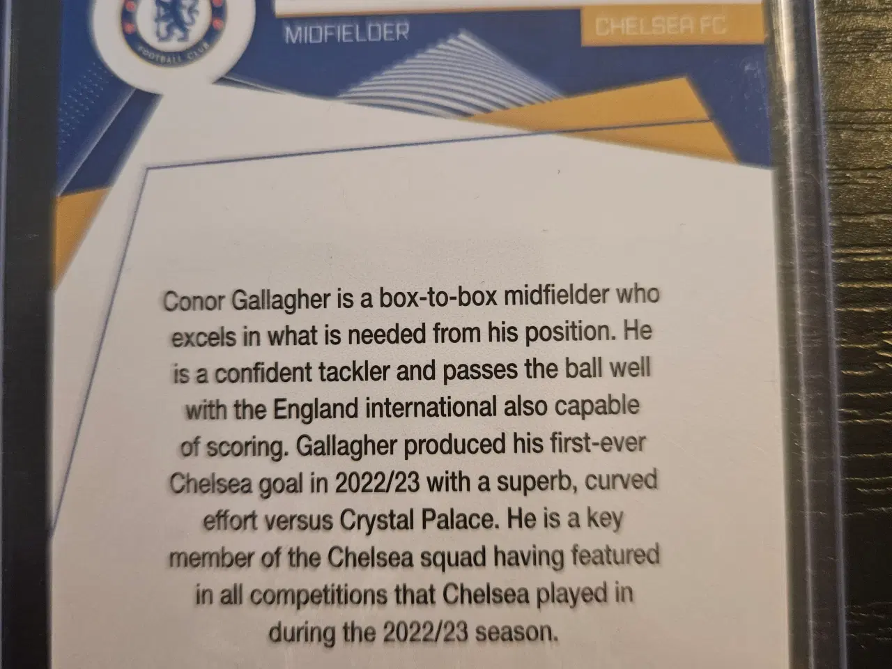 Billede 2 - Conor Gallagher 183/299 Fodboldkort