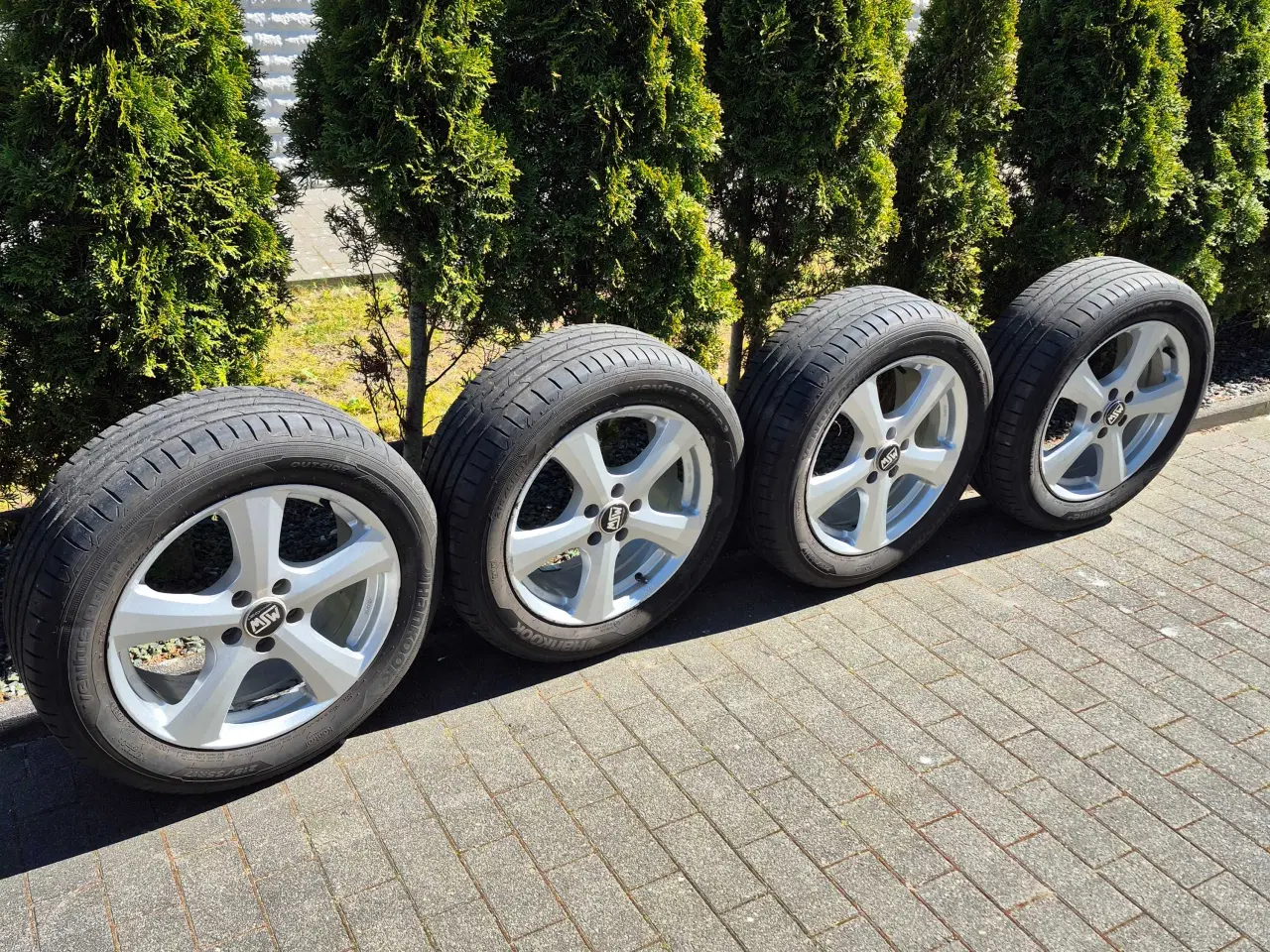 Billede 1 - Alufælge 215 55 17     5x108   Hankok 2023  6.5 mm