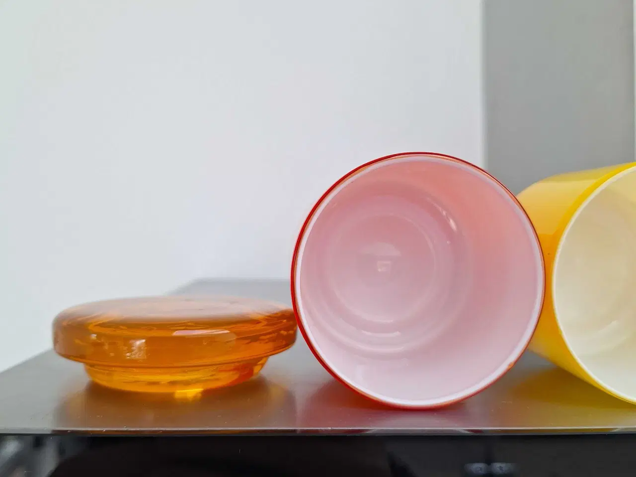 Billede 2 - Holmegaard Palet sennepskrukker 