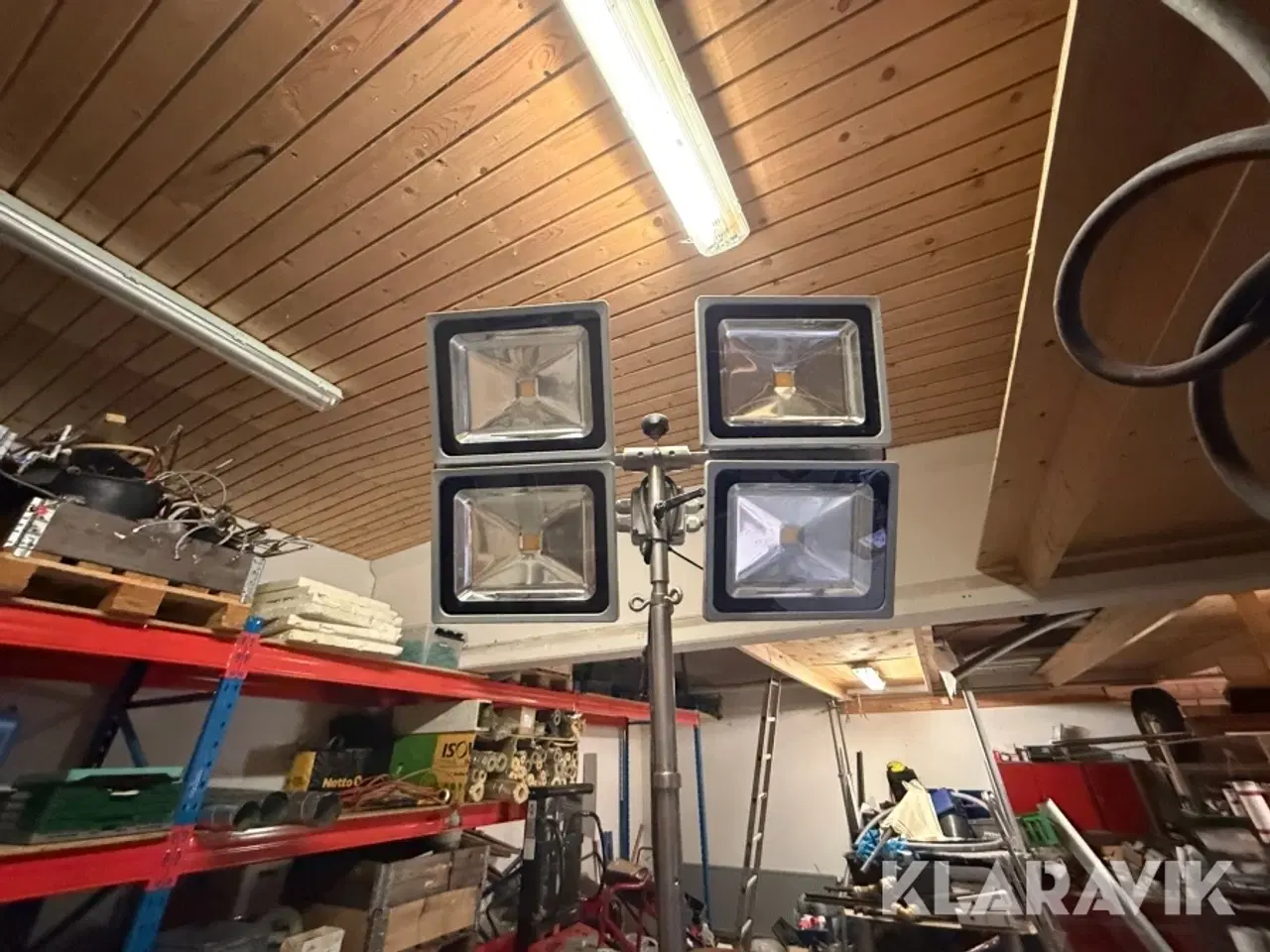 Billede 11 - Arbejdsprojektører på teleskopstativer 2 styk