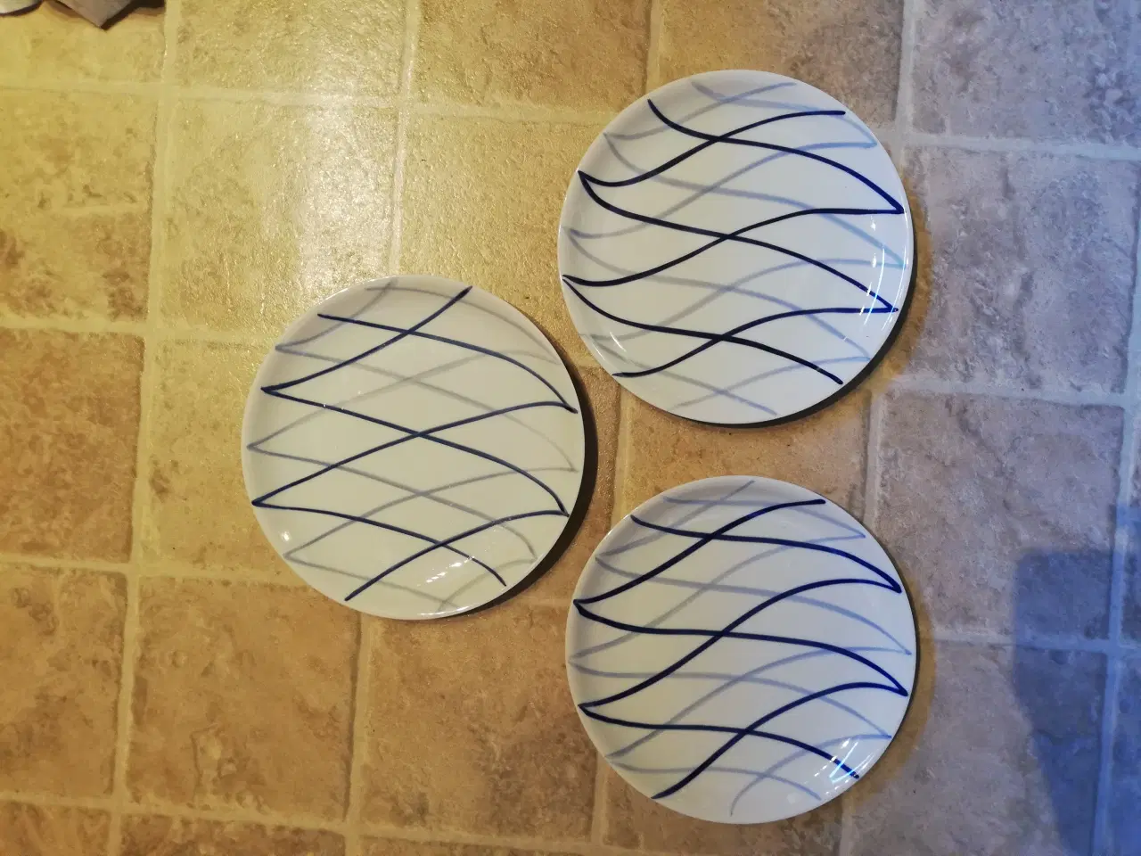 Billede 2 - Blå Flamme/Harlekin porcelæn tekande,saucekander m