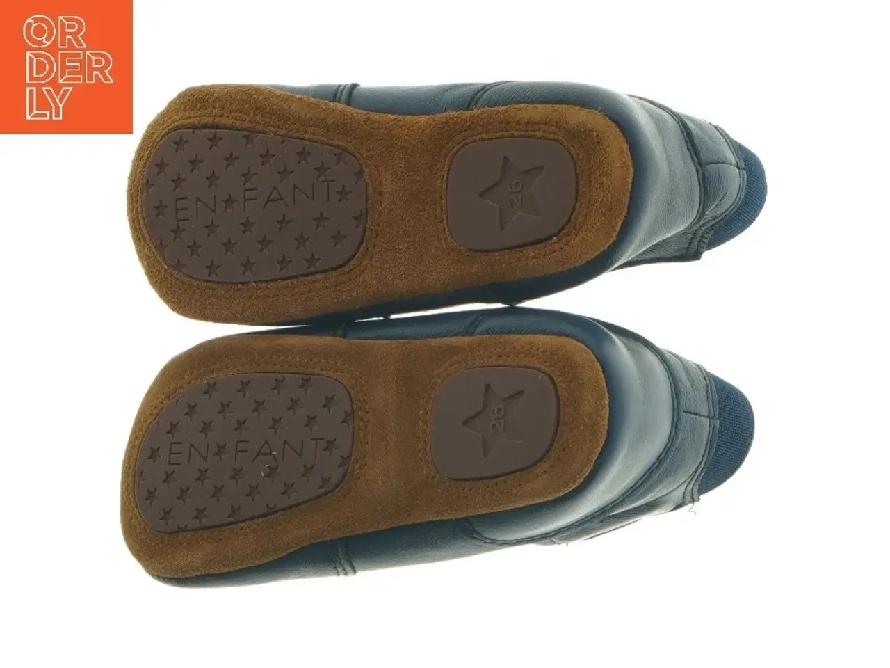 Billede 6 - Blå børne hjemmesko med lynlås fra EN FANT (str. 26 )