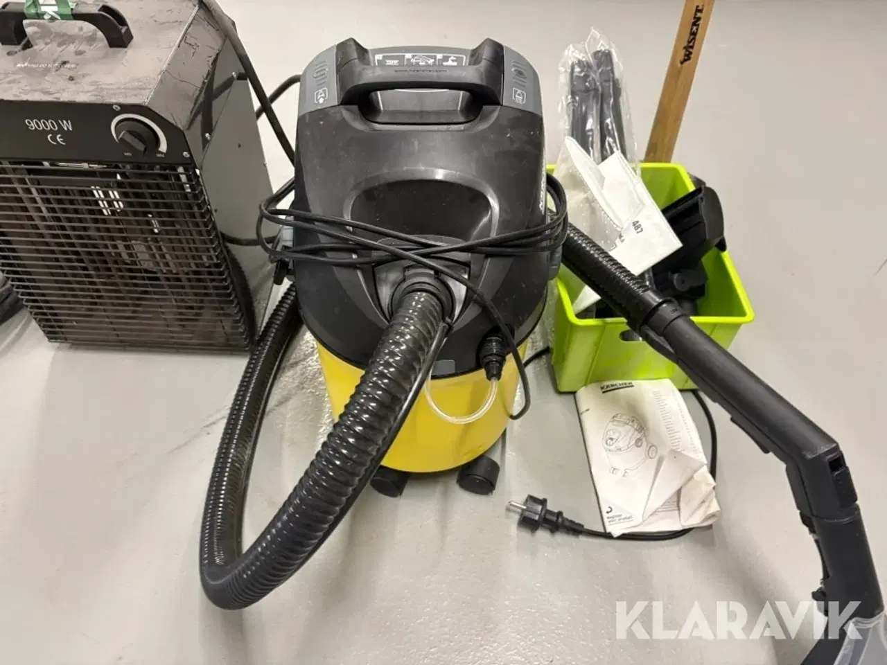 Billede 4 - Varmeblæser vådstøvsuger og diverse Kärcher SE 5.100 samlet lot