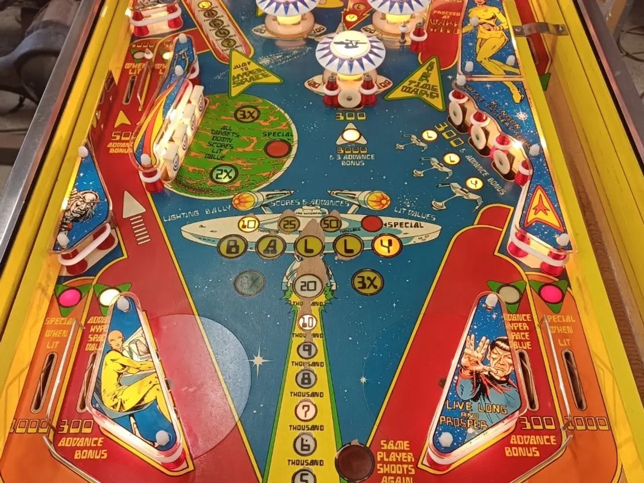 Billede 6 - Star Trek flippermaskine – Bally 1979