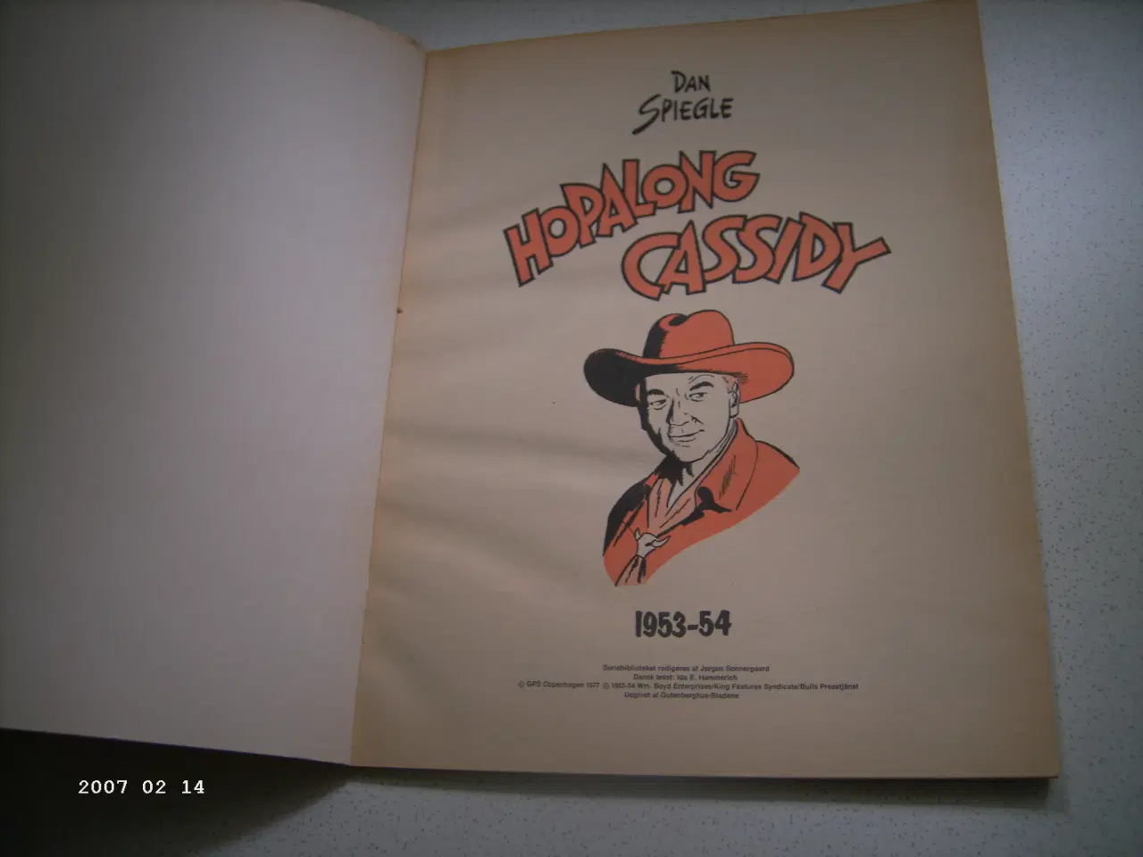 Billede 2 - Hoppalong Cassedy album og bog fra 1953