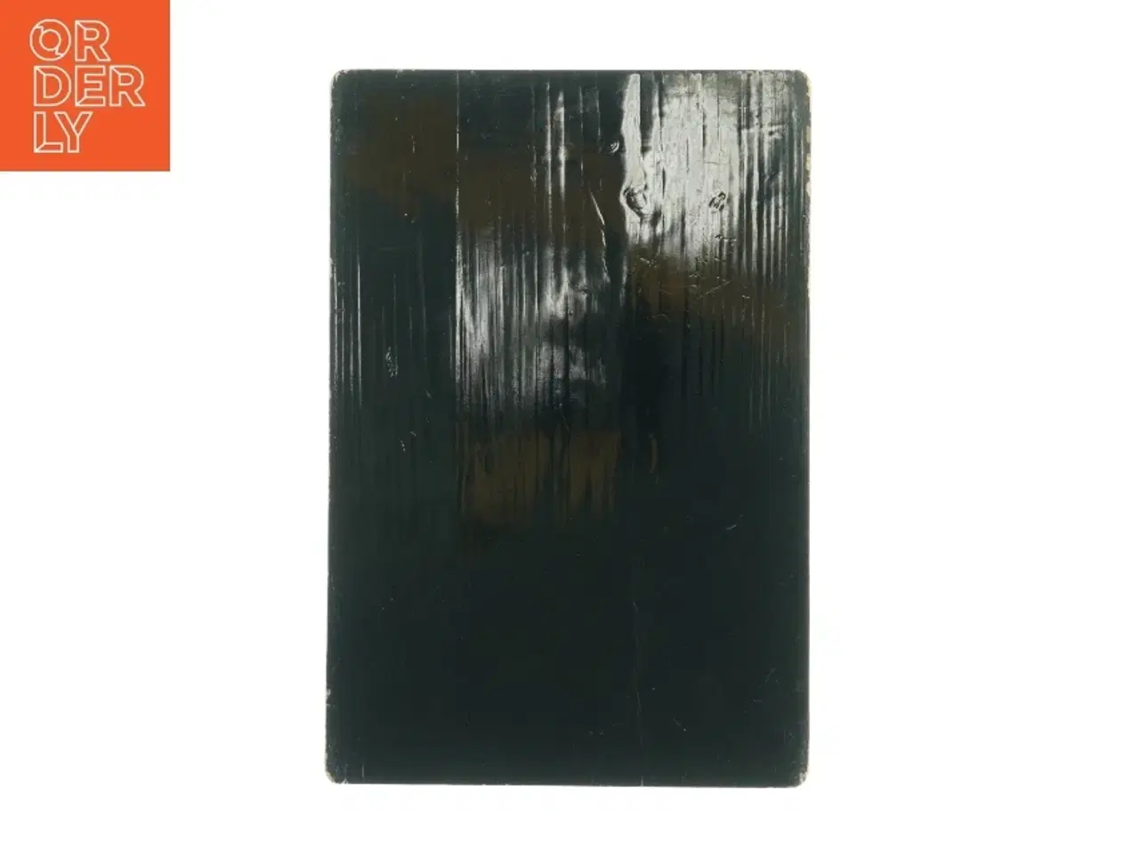 Billede 6 - Antik sort dekoreret kinesisk lak trææske (str. 28 x 19 x 8,5 cm)